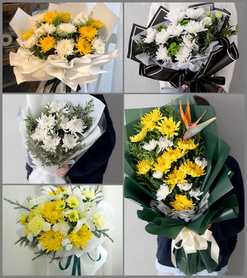 河南南阳社旗县朱集镇刘坟堂村白事花束代送